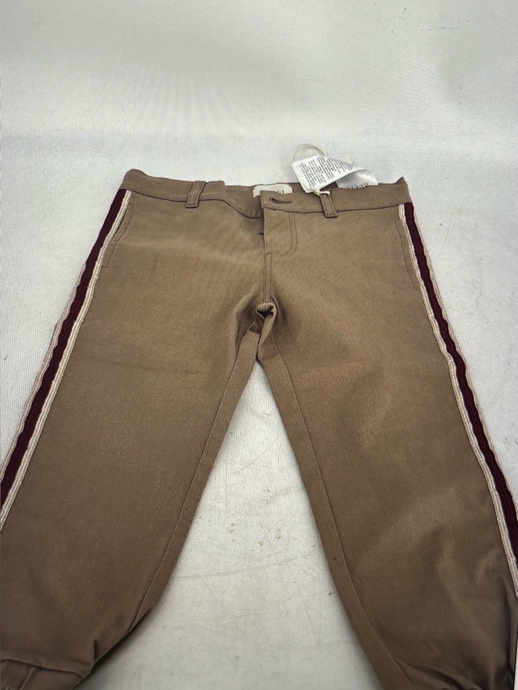 Nwt Gucci Kids Tan Twill Pants